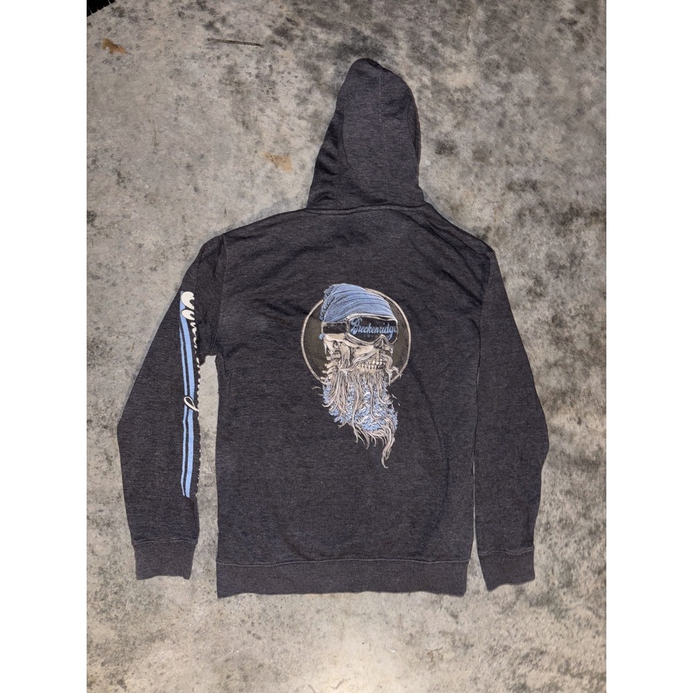 Duck Co Lane Seven Hoodie Mens XL Black French Terry Breckenridge Colorado